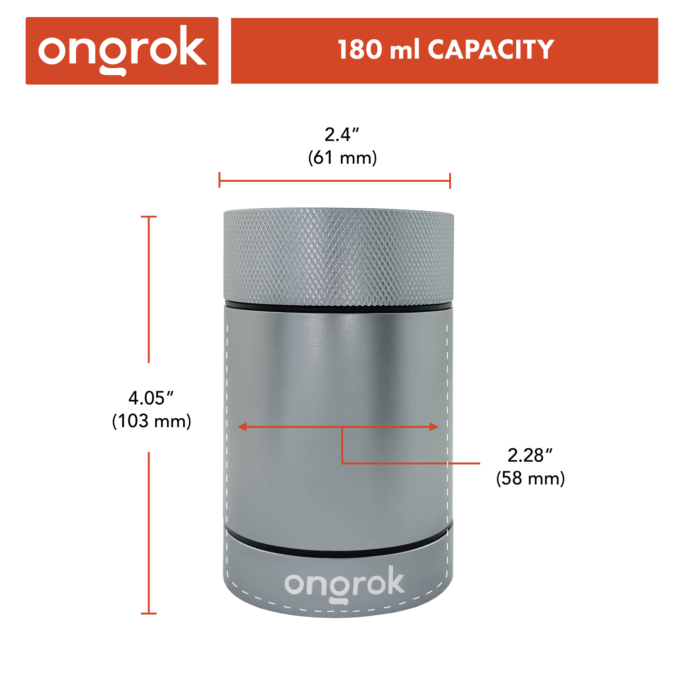 Ongrok Aluminum Metal Storage Jar by Smoke Drop - view 13 | Buddy Brandz