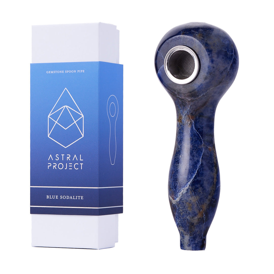 Astral Gemstone Spoon Pipes by Smoke Drop - view 7 | Buddy Brandz