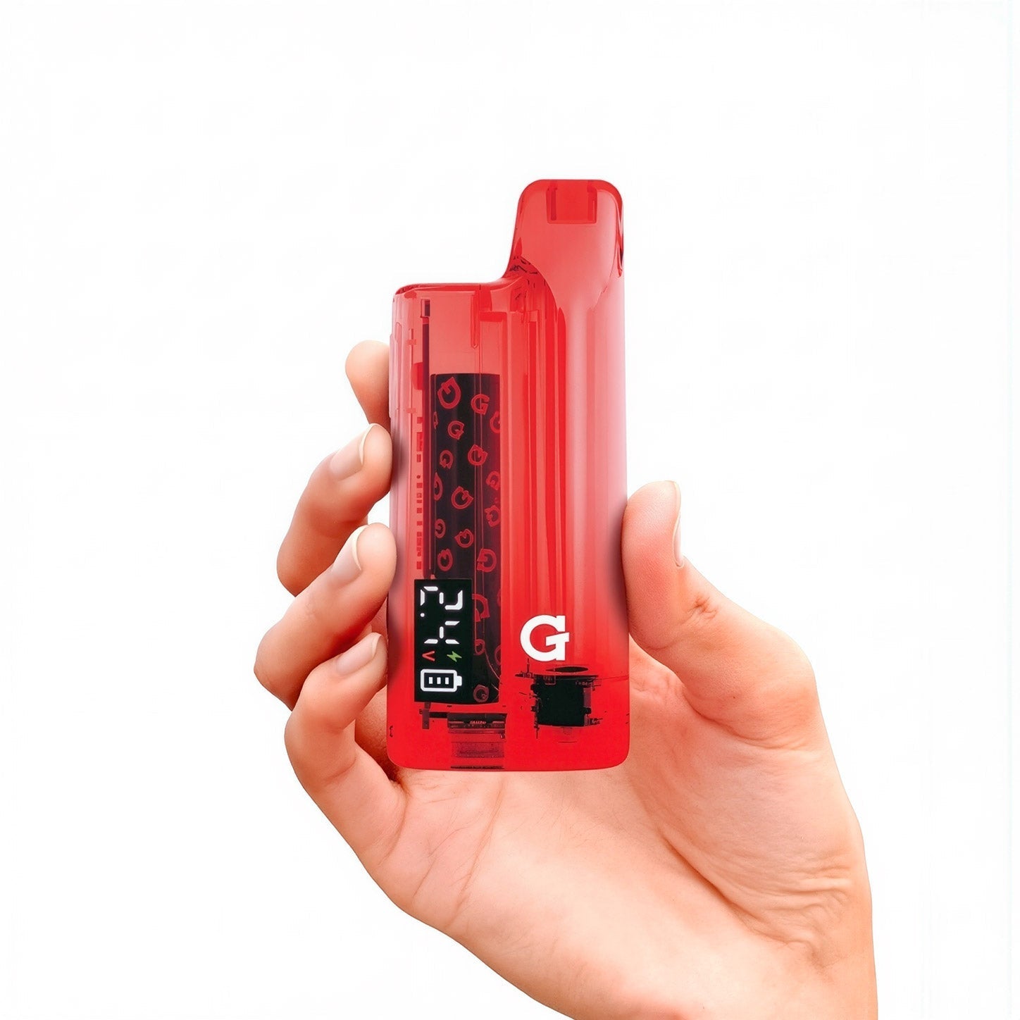 G Pen Hydout 510 Battery - Red Translucent by Smoke Drop - view 3 | Buddy Brandz