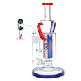 Load image into Gallery viewer, Grateful Dead x Pulsar Cascade Waterfall Recycler Rig Set - 9" / 14mm F by Smoke Drop | Buddy Brandz
