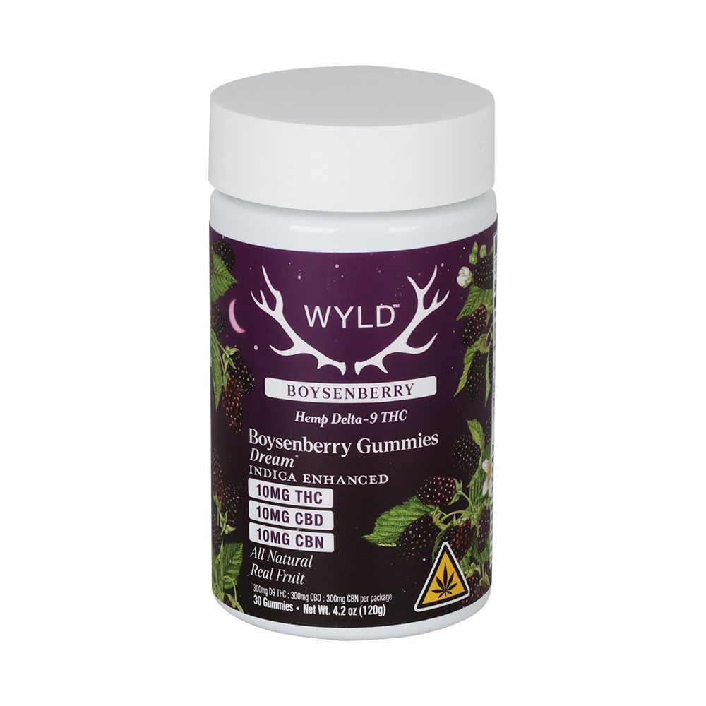 WYLD D9 Blend Gummies 3:1 D9, CBD, & CBN