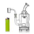 Load image into Gallery viewer, MJ Arsenal Turbine Mini Dab Rig by Smoke Drop - view 3 | Buddy Brandz
