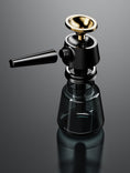 Load image into Gallery viewer, Vessel Element Hand Bubbler [Black] by Smoke Drop - view 3 | Buddy Brandz
