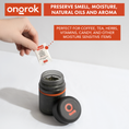 Load image into Gallery viewer, Ongrok Child Resistant Glass Storage Jar, 3 pack x 180ml each by Smoke Drop - view 2 | Buddy Brandz
