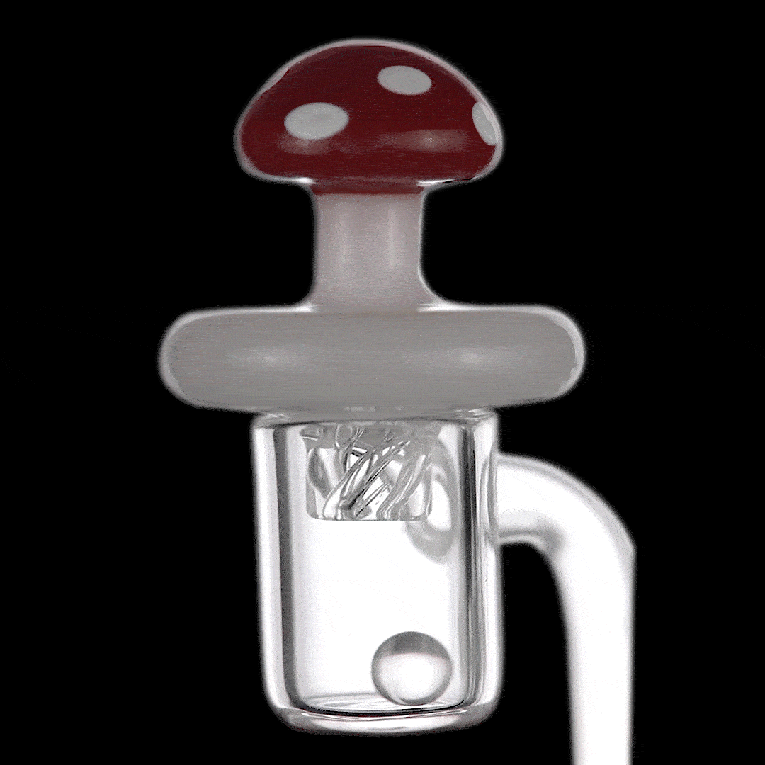 MJ Arsenal Mushroom Spinner Carb Cap by Smoke Drop - view 2 | Buddy Brandz