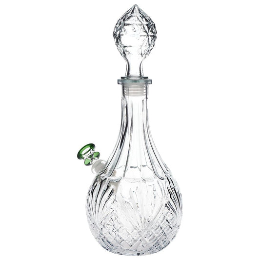 SeshGear Vintage Decanter Style Glass Water Pipe - 12.5" / 14mm F / Water Drop / Colors Vary by Smoke Drop - view 2 | Buddy Brandz - alternate view | Buddy Brandz