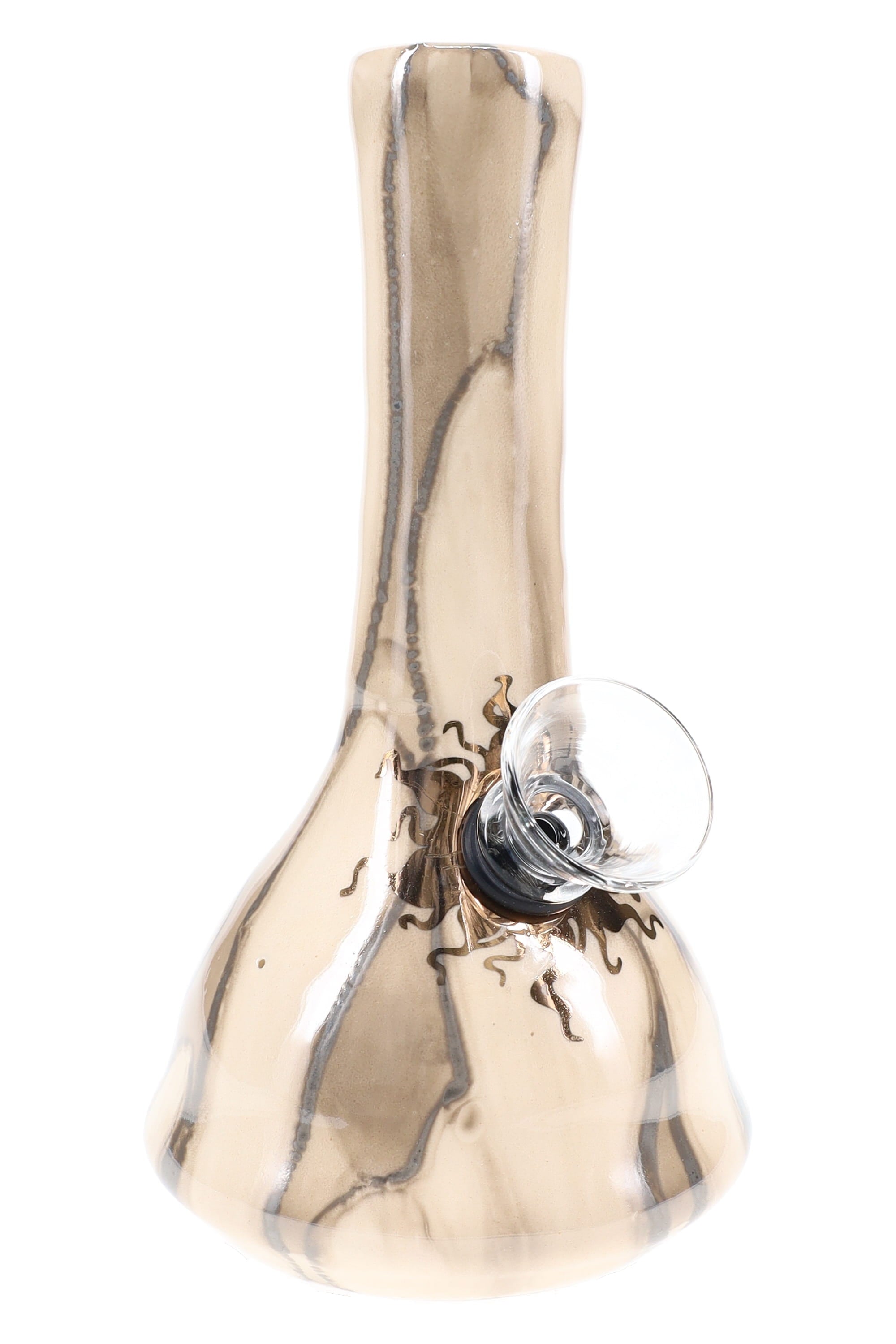Ancient Creations Ceramics Mini Water Pipe – Made in USA by Smoke Drop - view 10 | Buddy Brandz