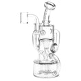Load image into Gallery viewer, Pulsar Debonaire Diamond Triple Perc Glass Recycler Dab Rig by Smoke Drop - view 2 | Buddy Brandz
