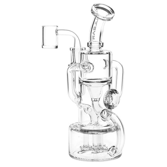 Pulsar Debonaire Diamond Triple Perc Glass Recycler Dab Rig by Smoke Drop - view 2 | Buddy Brandz - alternate view | Buddy Brandz