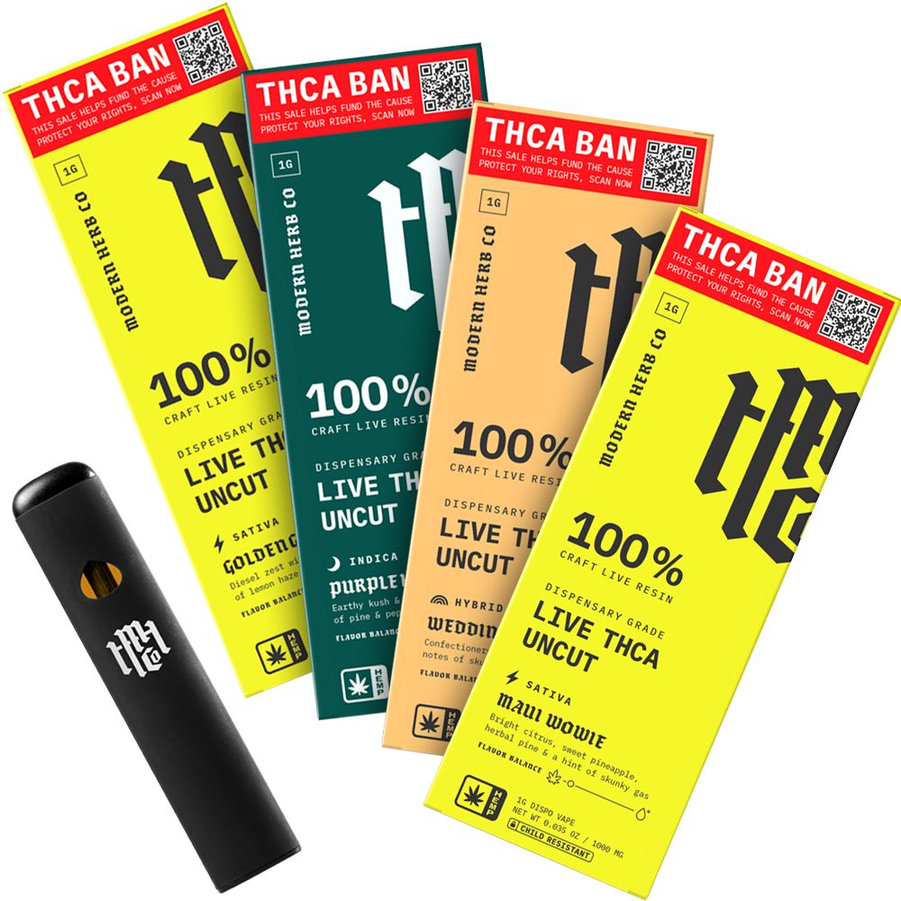 Modern Herb Co SAVE THCA Live Resin Uncut Disposable | 1g by Smoke Drop - view 5 | Buddy Brandz