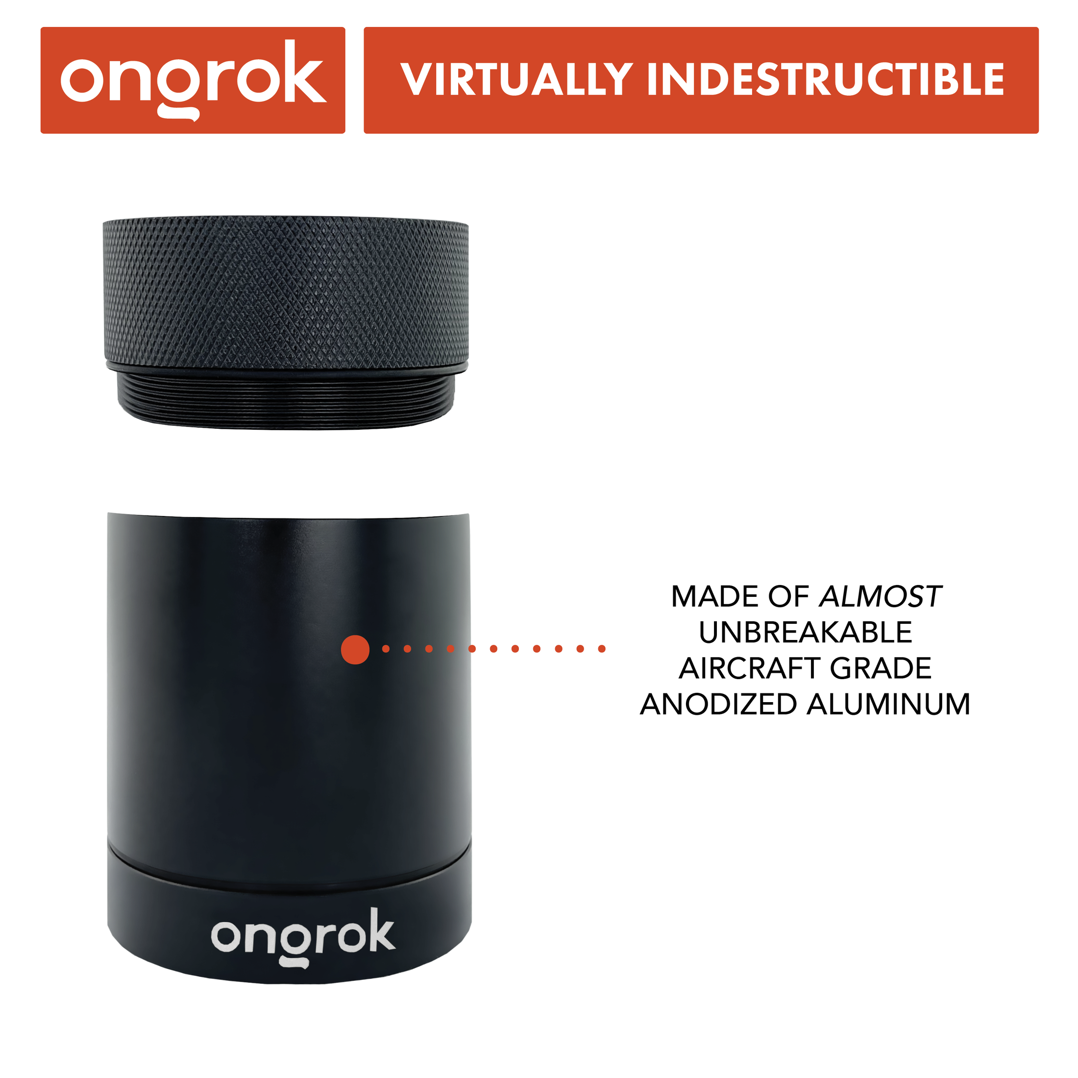 Ongrok Aluminum Metal Storage Jar by Smoke Drop - view 17 | Buddy Brandz