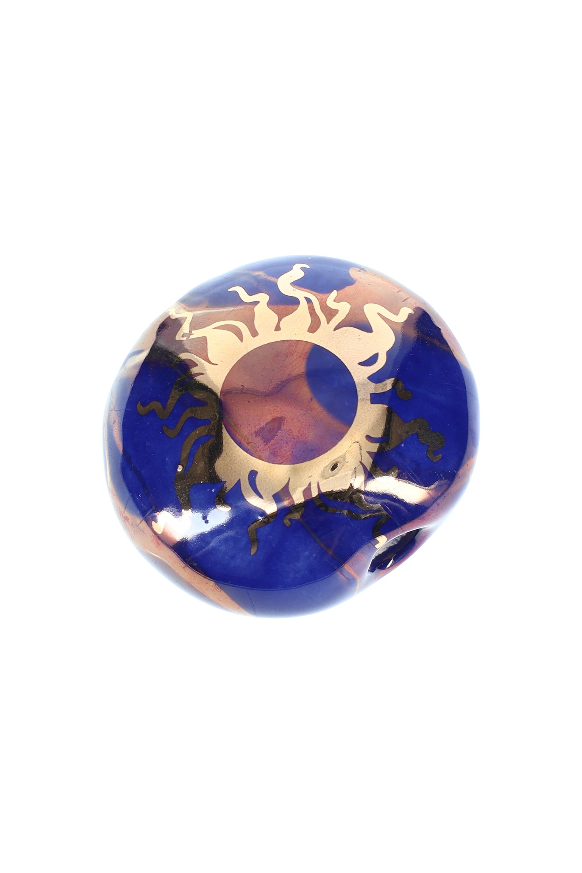 Ancient Creations Ceramics Round Smoke Stone – Made in USA by Smoke Drop - view 2 | Buddy Brandz