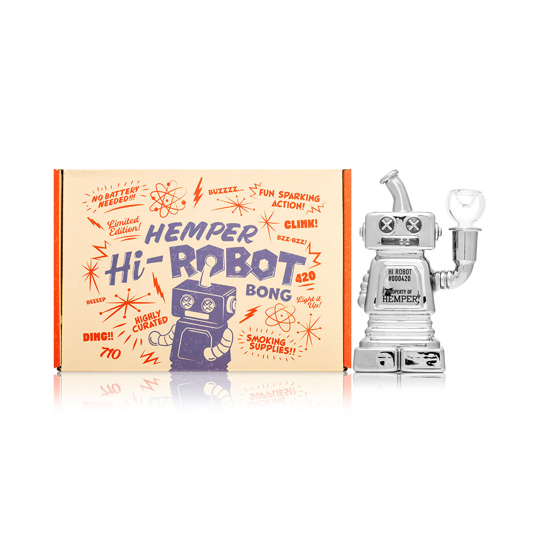 Hemper Hi-Robot Bong 5.9" by Smoke Drop | Buddy Brandz