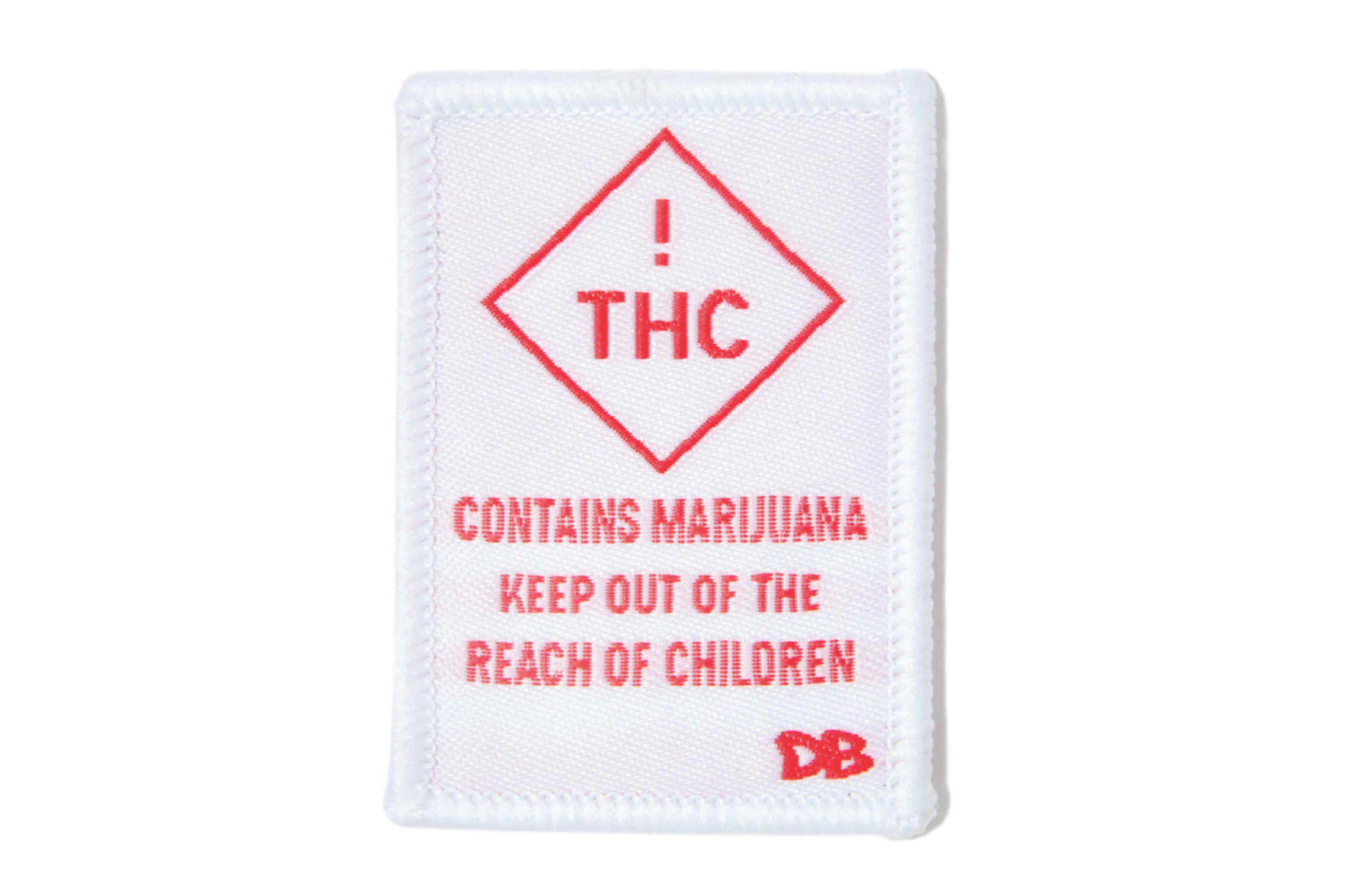 THC Warning Patch by Smoke Drop | Buddy Brandz