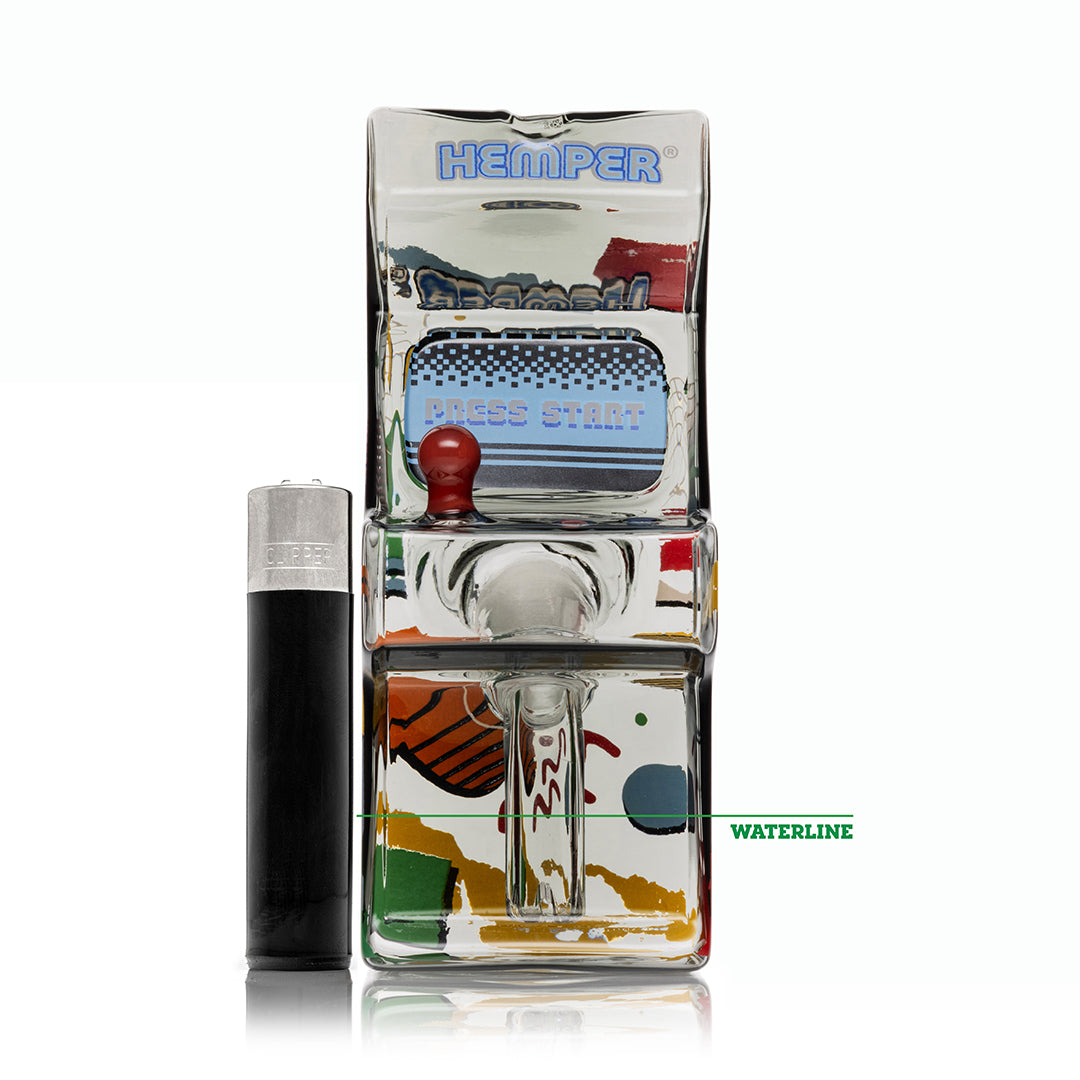 Hemper Arcade Bong 5.4" by Smoke Drop - view 8 | Buddy Brandz