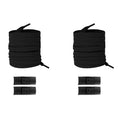 Load image into Gallery viewer, New Without Ties Elastic Laces No Tie Shoe Laces Press Lock Shoelaces Sneaker Kids Adult 8MM Widened Flat Shoelace for Shoes by Buddy Brandz - view 2 | Buddy Brandz
