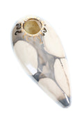 Load image into Gallery viewer, Ancient Creations Ceramics Oval Hand Pipe – Brass Screen – Made in USA by Smoke Drop - view 17 | Buddy Brandz
