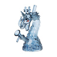 Load image into Gallery viewer, SeshGear Rising Dragon Glass Water Pipe | 6.75" | 14mm F by Smoke Drop - view 2 | Buddy Brandz
