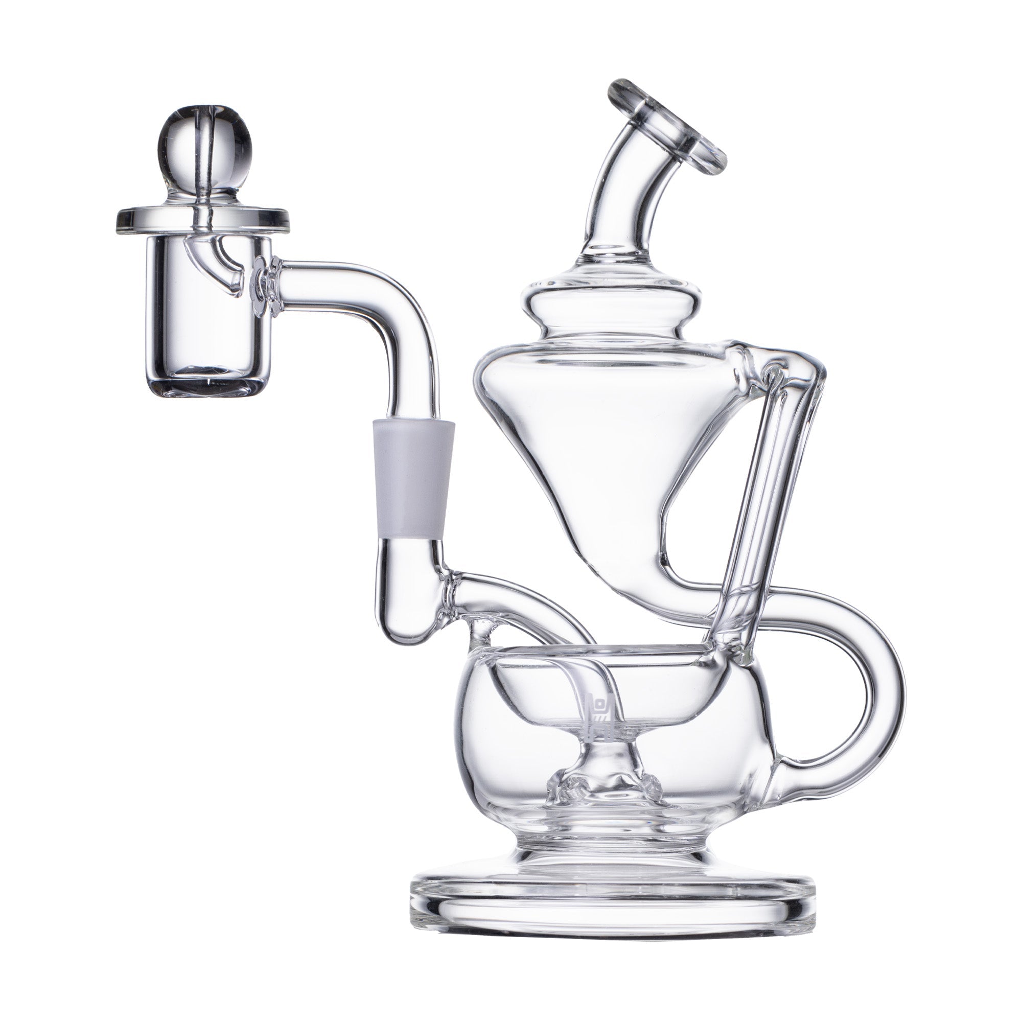 Human Grade 5" Recycler by Smoke Drop - view 5 | Buddy Brandz