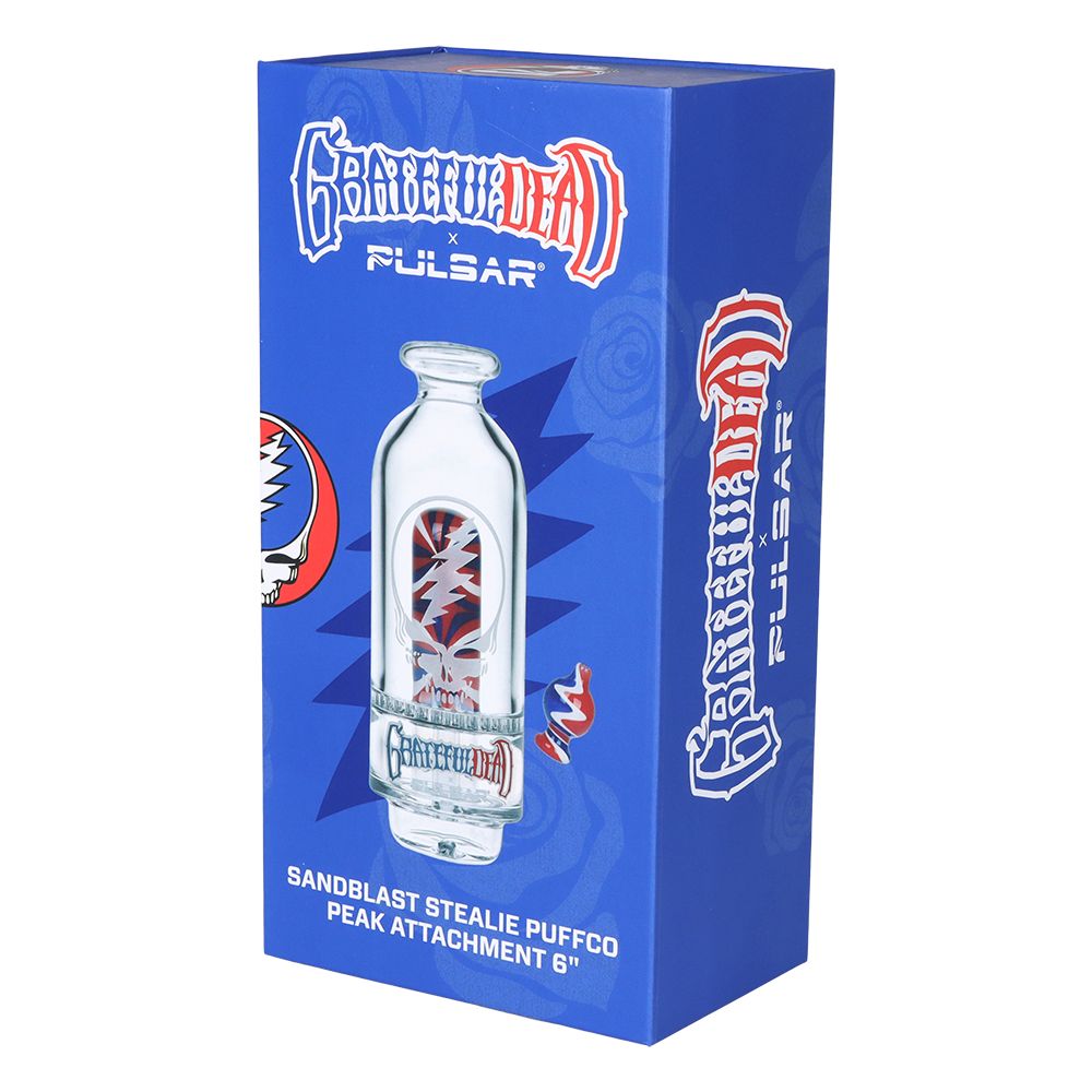 Grateful Dead x blast Stealie Attachment Set for Puffco Peak - 6" by Smoke Drop - view 6 | Buddy Brandz