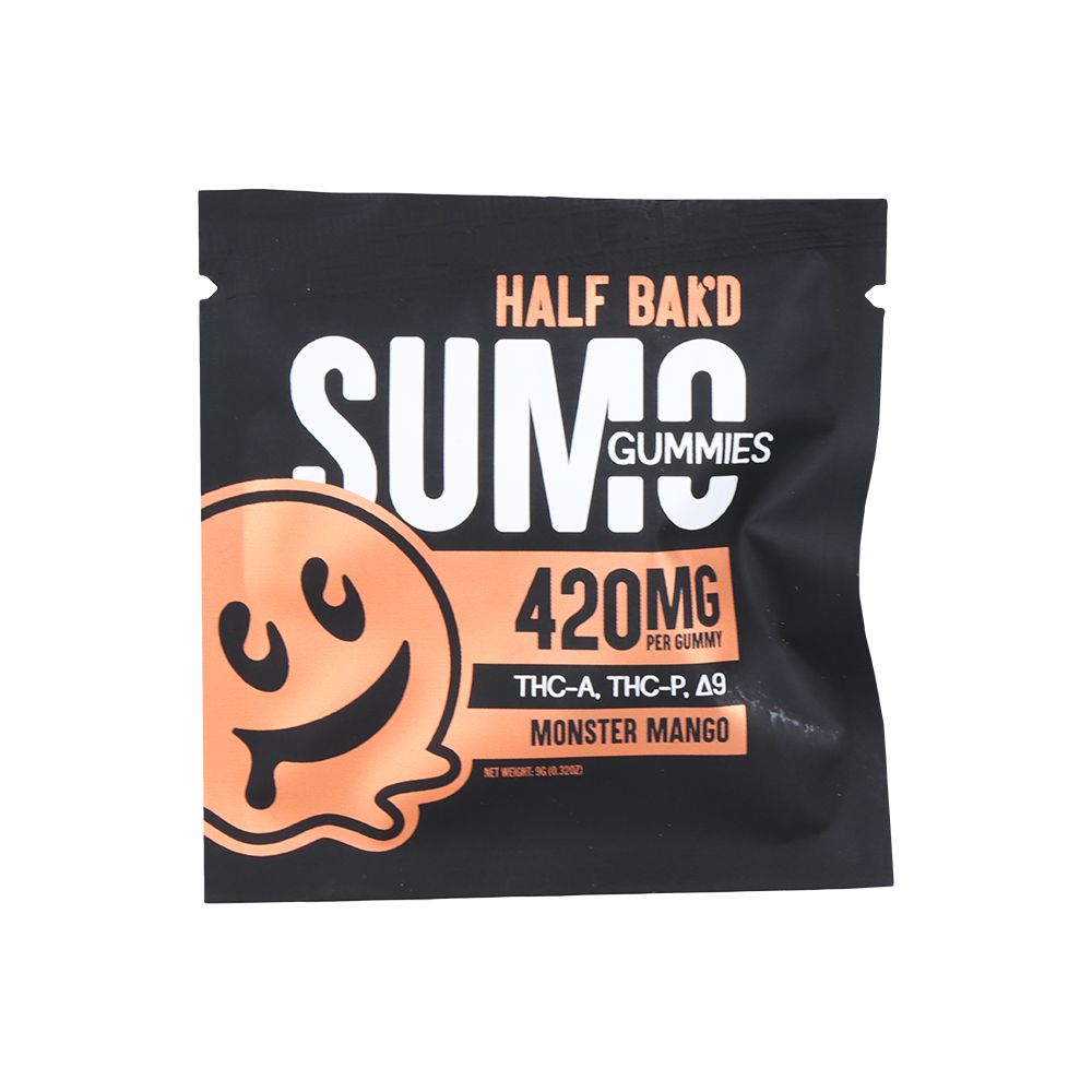 Half Bak'd Sumo THCA, THCP & D8 Gummies by Smoke Drop - view 8 | Buddy Brandz