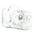Load image into Gallery viewer, SeshGear Old School Camera Glass Hand Pipe - 3.75" / Clear by Smoke Drop - view 3 | Buddy Brandz
