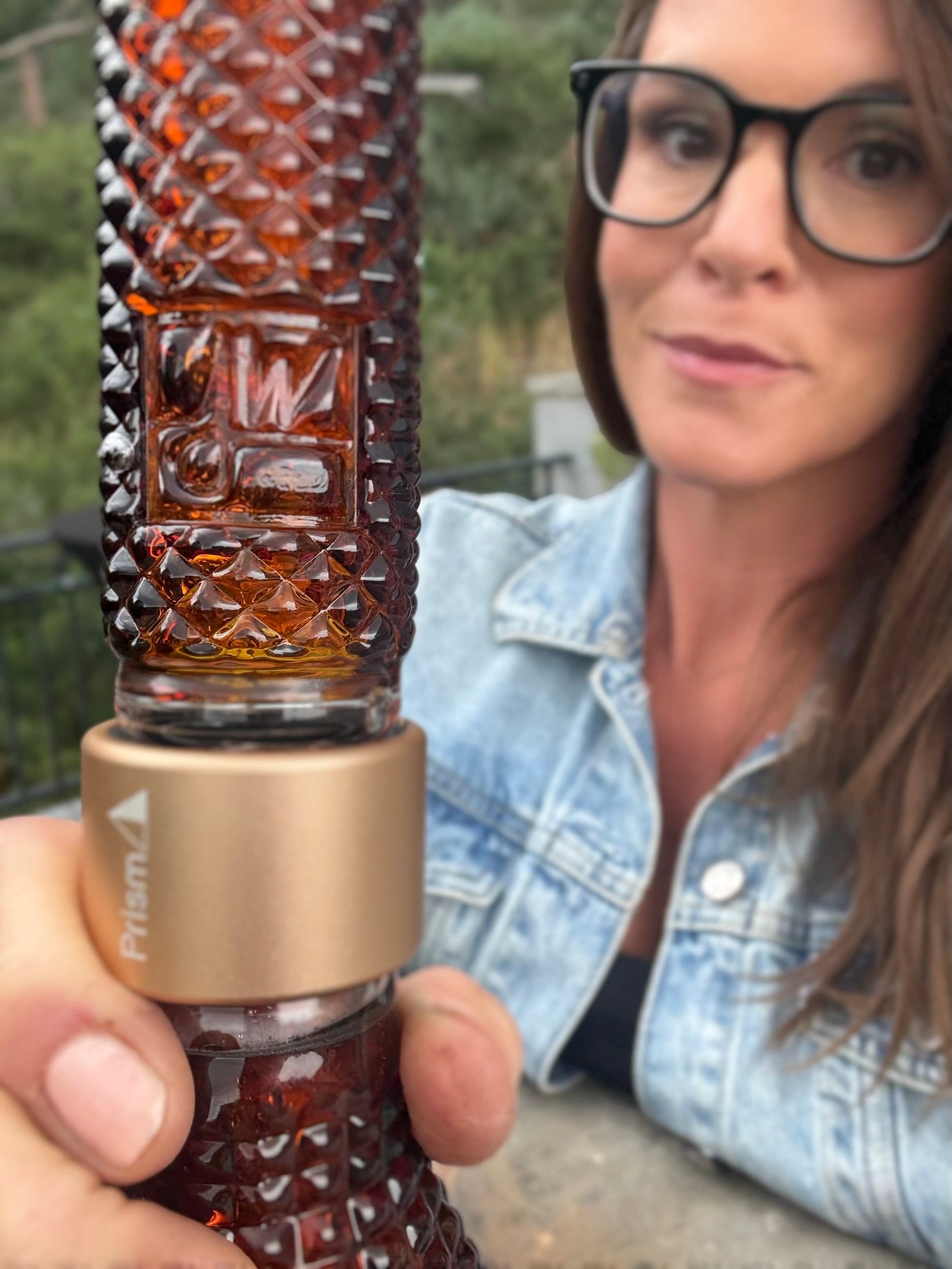 Jane West x Prism Bong - Amber by Jane West - view 6 | Buddy Brandz