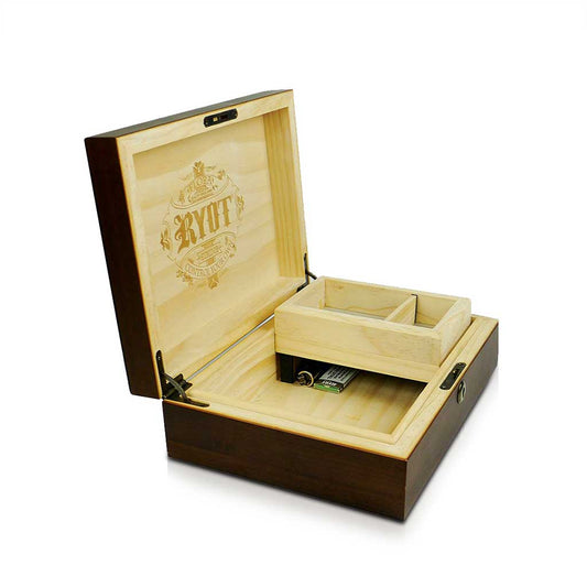 HUMIDOR WALNUT COMBO BOX by Smoke Drop | Buddy Brandz | Buddy Brandz
