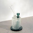 Load image into Gallery viewer, Jane West Twenties Collection Water Pipe | Teal by Smoke Drop - view 2 | Buddy Brandz

