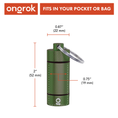 Load image into Gallery viewer, Ongrok Small Storage Keychain by Smoke Drop - view 30 | Buddy Brandz
