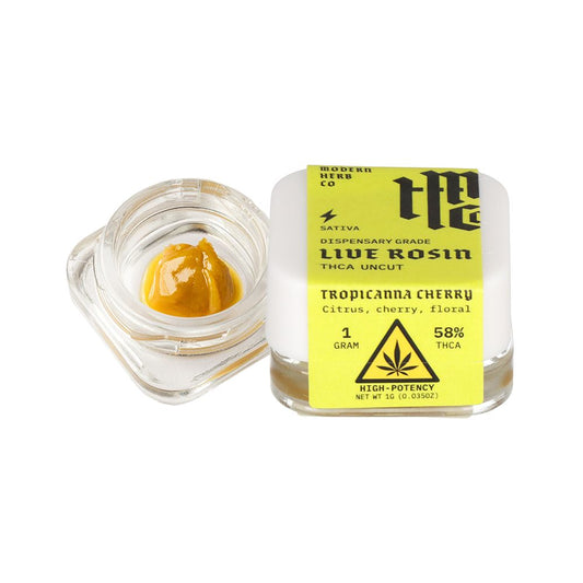 Modern Herb Co Dispensary Grade Live Rosin THCA Uncut Dabs | 1g | 6ct Display - alternate view | Buddy Brandz