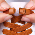 Load image into Gallery viewer, New Without Ties Elastic Laces No Tie Shoe Laces Press Lock Shoelaces Sneaker Kids Adult 8MM Widened Flat Shoelace for Shoes by Buddy Brandz - view 27 | Buddy Brandz
