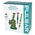 Load image into Gallery viewer, Pulsar Greatest Hits Series Glow Dab Rig Kit / 8" by Smoke Drop - view 25 | Buddy Brandz
