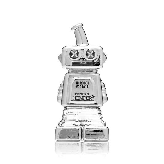 Hemper Hi-Robot Hand Pipe by Smoke Drop - view 2 | Buddy Brandz - alternate view | Buddy Brandz