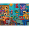 Load image into Gallery viewer, Grateful Dead x Pulsar Inside Print Bent Sherlock Pipe | 4" by Smoke Drop - view 11 | Buddy Brandz
