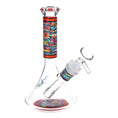 Load image into Gallery viewer, Pulsar Design Series Flared Beaker Glass Water Pipe by Smoke Drop - view 5 | Buddy Brandz
