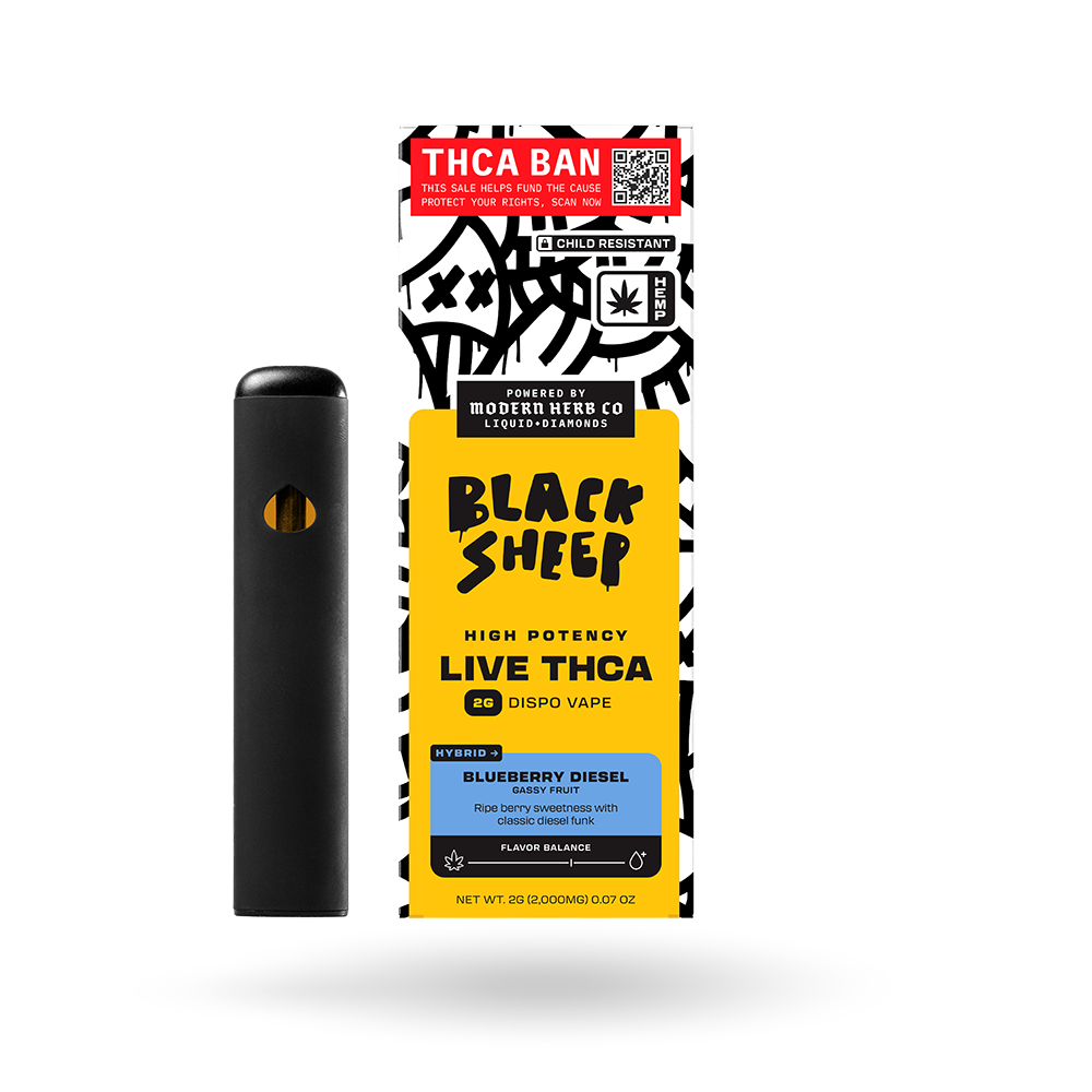 Liquid Diamonds Disposable: Blueberry Diesel (Hybrid) 2g by Black Sheep | Buddy Brandz