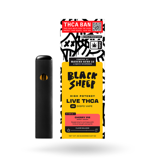 Liquid Diamonds Disposable: Cherry Pie (Hybrid) 2g by Black Sheep | Buddy Brandz | Buddy Brandz