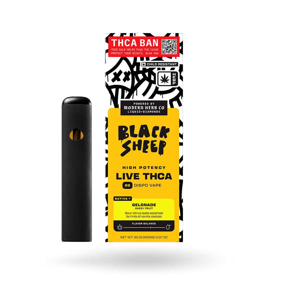 Liquid Diamonds Disposable: Gelonade (Sativa) 2g by Black Sheep | Buddy Brandz