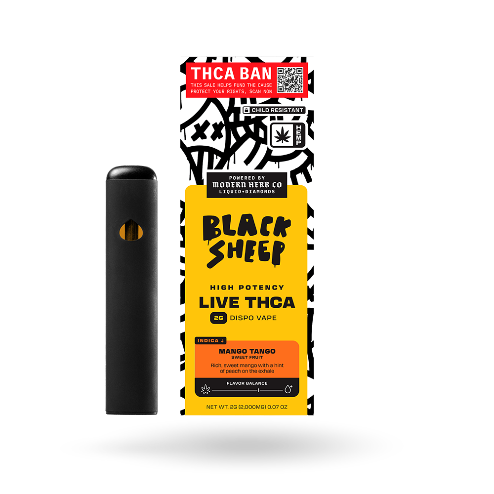 Liquid Diamonds Disposable: Mango Tango (Indica) 2g by Black Sheep | Buddy Brandz