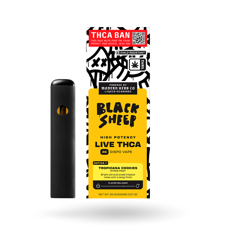 Liquid Diamonds Disposable: Tropicana Cookies (Sativa) 2g by Black Sheep | Buddy Brandz