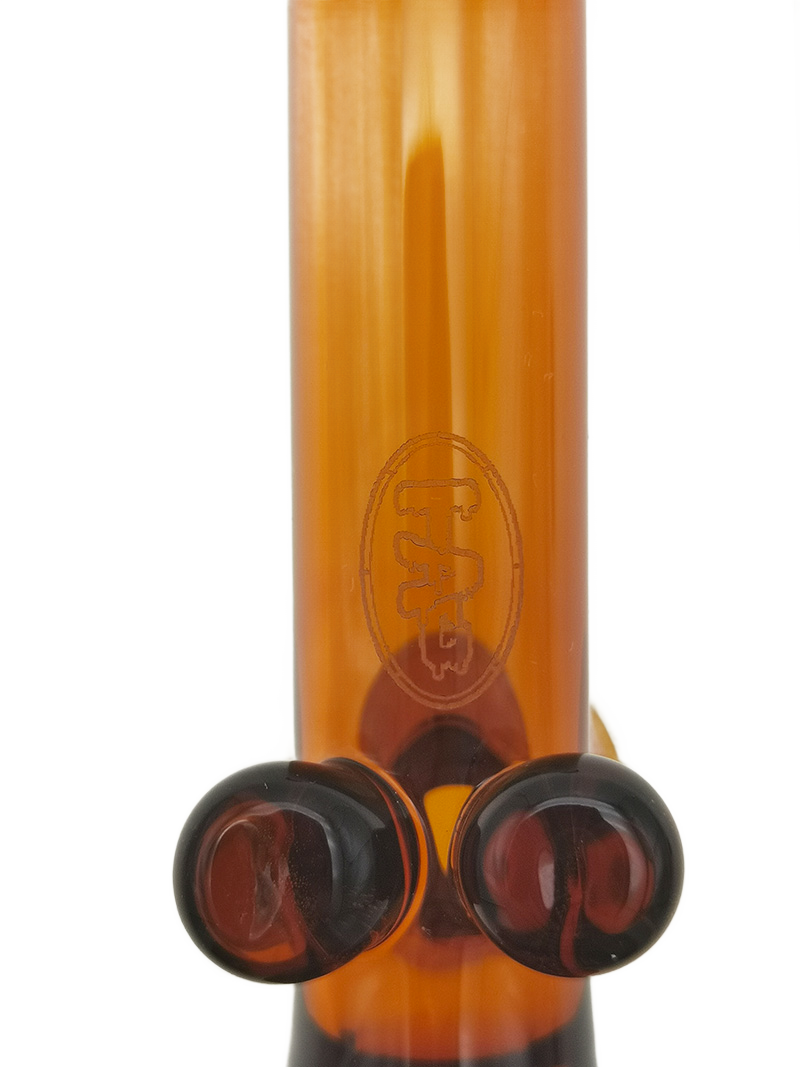 JW Original Steamroller Hand Pipe | Amber by Jane West - view 3 | Buddy Brandz