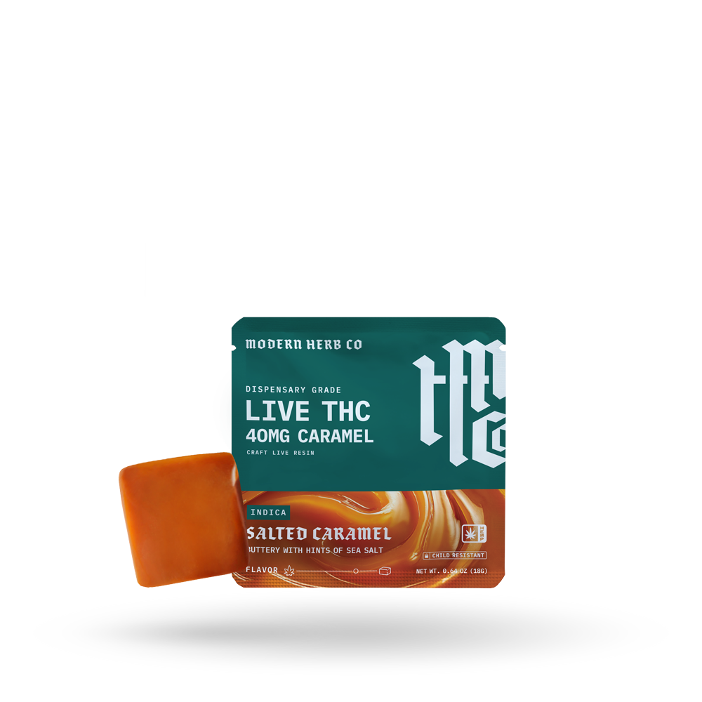 Live Resin Delta 9 Caramels Knockout (Organic) 1ct by Modern Herb Co | Buddy Brandz