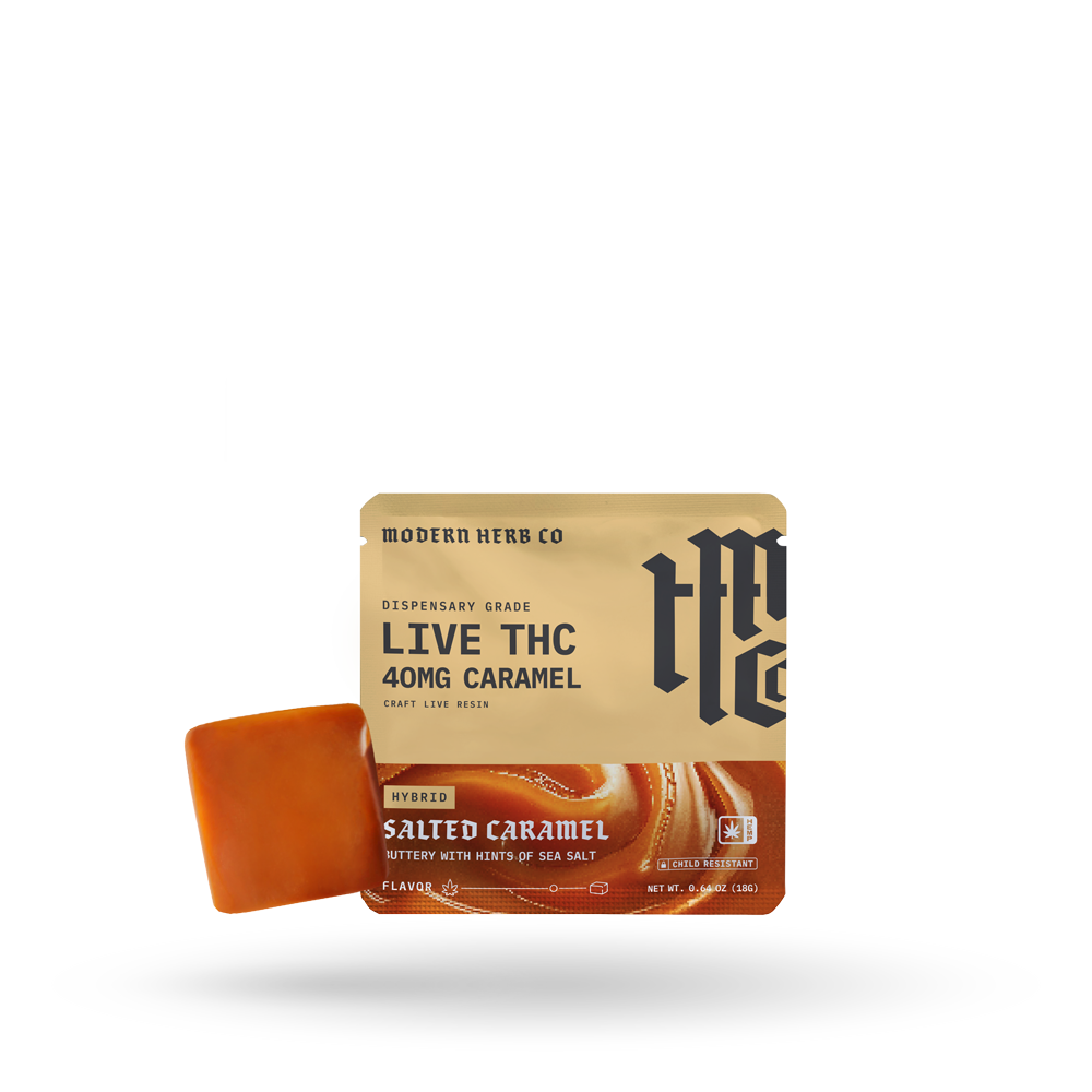 Live Resin Delta 9 Caramels Anytime (Organic) 1ct by Modern Herb Co | Buddy Brandz