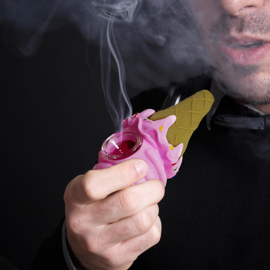 Silicone Ice Cream Pipe - alternate view | Buddy Brandz
