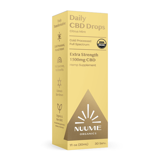 Organic CBD Drops Citrus Mint - Extra Strength 1500mg by Smoke Drop | Buddy Brandz | Buddy Brandz