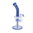 Load image into Gallery viewer, Cobalt Contour 8" Rock Glass Tree Perc Bong

