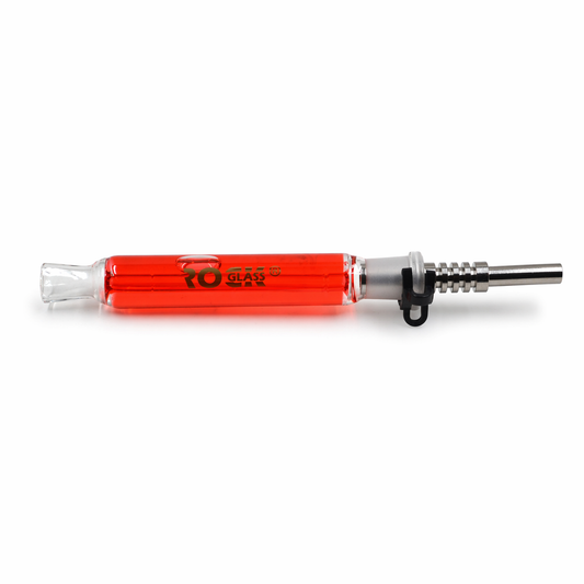 Frostbite Fusion 14mm Rock Glass Glycerine Chill Straw - alternate view | Buddy Brandz