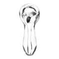 Cargar la imagen en la vista de la galería, Pulsar "THK" 9mm Glass Spoon Pipe - 4"
