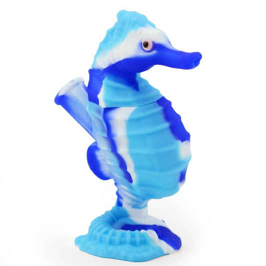 Silicone Seahorse Bubbler Pipe | Buddy Brandz